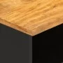 Black brown solid mango wood TV cabinet 80x33.5x46 cm by vidaXL, TV Furniture - Ref: Foro24-356800, Price: 61,36 €, Discount: %