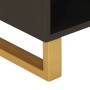 Schwarzbrauner TV-Schrank aus massivem Mangoholz, 80 x 33,5 x 46 cm von vidaXL, TV-Möbel - Ref: Foro24-356800, Preis: 61,93 €...
