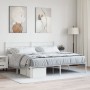Bettgestell aus weißem Metall mit Kopfteil 200x200 cm von vidaXL, Betten und Lattenroste - Ref: Foro24-355715, Preis: 108,51 ...