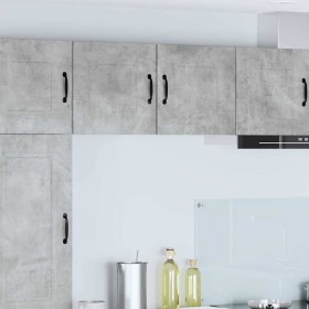 Armario de cocina mural 2 pcs Gris Concreto 40 x 31 x 40 cm