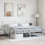 Metallbettgestell mit Kopf- und Fußteil weiß 183x213 cm von vidaXL, Betten und Lattenroste - Ref: Foro24-355731, Preis: 117,8...