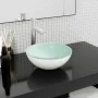 Lavabo de vidrio templado blanco 30x12 cm de vidaXL, Lavabos - Ref: Foro24-345253, Precio: 57,93 €, Descuento: %