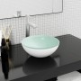 Weißes Waschbecken aus gehärtetem Glas, 30 x 12 cm von vidaXL, Sinkt - Ref: Foro24-345253, Preis: 59,29 €, Rabatt: %