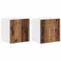 Armario de cocina mural 2 pcs Madera Vieja 40 x 31 x 40 cm