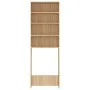 Sonoma oak washing machine cabinet 64x24x190 cm by vidaXL, Accessories for washing machines and dryers - Ref: Foro24-808407, ...