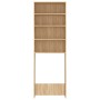 Waschmaschinenschrank aus Sonoma-Eiche, 64 x 24 x 190 cm von vidaXL, Zubehör für Waschmaschinen und Trockner - Ref: Foro24-80...