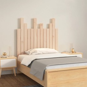 Solid pine wood wall bed headboard 82.5x3x80 cm by vidaXL, Headboards and footboards - Ref: Foro24-824803, Price: 48,67 €, Di...
