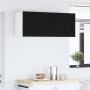 Armario de cocina mural con estante Negro 50 x 31 x 40 cm