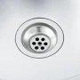 Fregadero de cocina con escurridor acero inox 500x600x155 mm de vidaXL, Fregaderos - Ref: Foro24-147230, Precio: 75,19 €, Des...