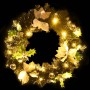 Weihnachtskranz mit grünen LED-Lichtern 60 cm PVC von vidaXL, Weihnachtsbeleuchtung - Ref: Foro24-321518, Preis: 20,50 €, Rab...