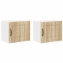 Armario de cocina mural 2 pcs Roble Sonoma 50 x 31 x 40 cm