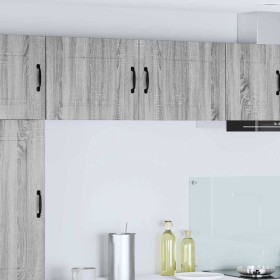 Armario de cocina mural 2 pcs Gris Sonoma 50 x 31 x 40 cm