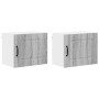 Armario de cocina mural 2 pcs Gris Sonoma 50 x 31 x 40 cm