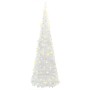 Árbol de Navidad artificial desplegable 200 LED blanco 210 cm