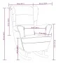 Rocking chair with rubber wood legs, blue velvet. by vidaXL, Rocking chairs - Ref: Foro24-329362, Price: 214,39 €, Discount: %