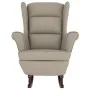 Rocking chair light gray velvet rubber wood legs by vidaXL, Rocking chairs - Ref: Foro24-329363, Price: 219,75 €, Discount: %