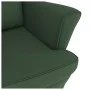 Rocking chair wooden legs rubber velvet dark green by vidaXL, Rocking chairs - Ref: Foro24-329365, Price: 262,82 €, Discount: %