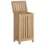 Wäschekorb aus massivem Teakholz 35x25x60 cm von vidaXL, Wäschekörbe - Ref: Foro24-340758, Preis: 69,30 €, Rabatt: %