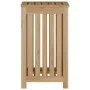 Cesto de la ropa sucia madera maciza de teca 35x25x60 cm de vidaXL, Cestas para ropa - Ref: Foro24-340758, Precio: 69,09 €, D...