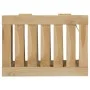 Wäschekorb aus massivem Teakholz 35x25x60 cm von vidaXL, Wäschekörbe - Ref: Foro24-340758, Preis: 69,30 €, Rabatt: %