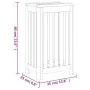 Cesto de la ropa sucia madera maciza de teca 35x25x60 cm de vidaXL, Cestas para ropa - Ref: Foro24-340758, Precio: 69,09 €, D...