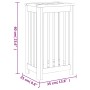 Wäschekorb aus massivem Teakholz 35x25x60 cm von vidaXL, Wäschekörbe - Ref: Foro24-340758, Preis: 84,55 €, Rabatt: %