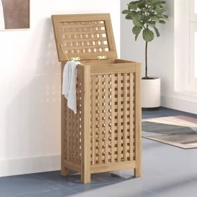 Wäschekorb aus massivem Teakholz 35x25x60 cm von vidaXL, Wäschekörbe - Ref: Foro24-340760, Preis: 83,62 €, Rabatt: %