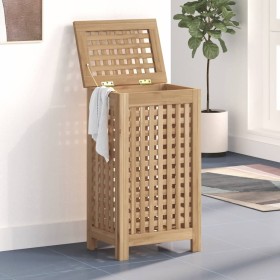 Wäschekorb aus massivem Teakholz 35x25x60 cm von vidaXL, Wäschekörbe - Ref: Foro24-340760, Preis: 86,02 €, Rabatt: %