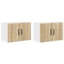Armario de cocina mural 2 pcs Roble Sonoma 60 x 31 x 40 cm