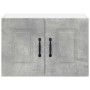 Armario de cocina mural 2 pcs Gris Concreto 60 x 31 x 40 cm