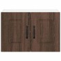 Armario de cocina mural 2 pcs Roble Marrón 60 x 31 x 40 cm