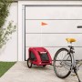 Haustier-Fahrradanhänger, Eisen-Oxford-Stoff, Rot von vidaXL, Kinderwagen für Haustiere - Ref: Foro24-93957, Preis: 101,06 €,...