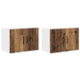 Armario de cocina mural 2 pcs Madera Vieja 60 x 31 x 40 cm