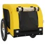Remolque bicicleta mascotas hierro tela Oxford amarillo negro de vidaXL, Cochecitos para mascotas - Ref: Foro24-94001, Precio...