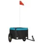 Remolque para bicicleta hierro negro y azul 30 kg de vidaXL, Remolques para bicicletas - Ref: Foro24-94079, Precio: 83,44 €, ...