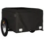 Schwarz-gelber Fahrradanhänger aus Eisen, 45 kg von vidaXL, Fahrradanhänger - Ref: Foro24-94085, Preis: 79,84 €, Rabatt: %