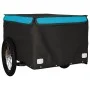 Schwarz-blauer Fahrradanhänger aus Eisen, 45 kg von vidaXL, Fahrradanhänger - Ref: Foro24-94093, Preis: 86,96 €, Rabatt: %