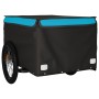 Schwarz-blauer Fahrradanhänger aus Eisen, 45 kg von vidaXL, Fahrradanhänger - Ref: Foro24-94093, Preis: 87,36 €, Rabatt: %