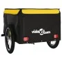 Schwarz-gelber Fahrradanhänger aus Eisen, 45 kg von vidaXL, Fahrradanhänger - Ref: Foro24-94085, Preis: 79,84 €, Rabatt: %