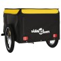 Schwarz-gelber Fahrradanhänger aus Eisen, 45 kg von vidaXL, Fahrradanhänger - Ref: Foro24-94085, Preis: 81,23 €, Rabatt: %
