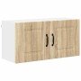 Armario de cocina mural con puerta Roble Sonoma 80 x 31 x 40 cm en Armarios de cocina | Comprar online en Foro24