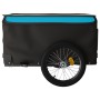 Schwarz-blauer Fahrradanhänger aus Eisen, 45 kg von vidaXL, Fahrradanhänger - Ref: Foro24-94093, Preis: 87,36 €, Rabatt: %