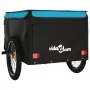 Remolque para bicicleta hierro negro y azul 45 kg de vidaXL, Remolques para bicicletas - Ref: Foro24-94093, Precio: 86,96 €, ...