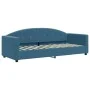 Trundle sofa bed with drawers blue velvet 80x200 cm by vidaXL, Beds and slatted bases - Ref: Foro24-3197365, Price: 452,13 €,...