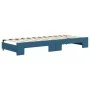 Trundle sofa bed with drawers blue velvet 80x200 cm by vidaXL, Beds and slatted bases - Ref: Foro24-3197365, Price: 452,13 €,...