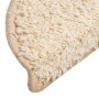 Alfombrillas para escaleras 15 unidades 56x17x3 cm Crema