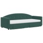 Trundle sofa bed with drawers dark green velvet 80x200 cm by vidaXL, Beds and slatted bases - Ref: Foro24-3197368, Price: 452...