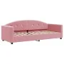 Trundle sofa bed with pink velvet drawers 80x200 cm by vidaXL, Beds and slatted bases - Ref: Foro24-3197369, Price: 451,20 €,...