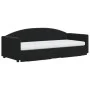 Trundle sofa bed with drawers black velvet 80x200 cm by vidaXL, Beds and slatted bases - Ref: Foro24-3197370, Price: 456,59 €...
