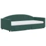 Sofá cama nido con cajones terciopelo verde oscuro 90x200 cm de vidaXL, Camas y somieres - Ref: Foro24-3197375, Precio: 477,9...